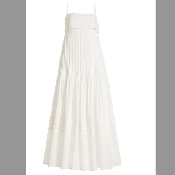 STAUD OFF WHITE MAXI DRESS NWT - Picture 2 of 8